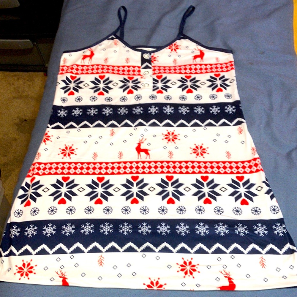BRAND NEW NEVER WORN CHRISTMAS NIGHT GOWN/LINGERIE SIZE XLG